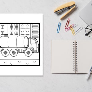 Printable Kids Vehicles Coloring Pages - 15 Printable Coloring Pages for Kids