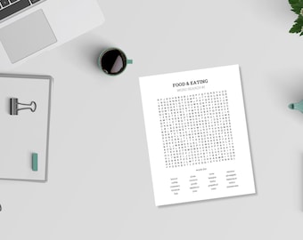 Printable Word Search Bundle: 40 Puzzles for Adults & Kids (Digital Download)