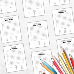 Kids Word Search Puzzle Bundle: Volume 2, 20 Printable Games (Instant Download)