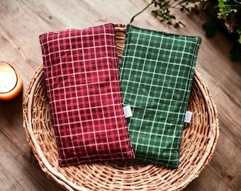 Microwavable Hot or Cold Rice Bag, Cold or Hot Therapy for Minor Aches, Sore Muscles, sinus Headache, Cramps, Natural Healing Heating Pad