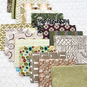 20 Fat Quarters Bundle Fabric Art Gallery Forest Garden Edition 100% Premium Cotton Fabric Bundle Quilting Fat Quarters Quilt Fabric Cotton
