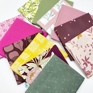 Bundle Up 12 Fat Quarters Bundle Fabric Art Gallery Vineyard Edition 100% Premium Cotton Fabric Bundle Quilting Bundle Fat Quarter Fabric
