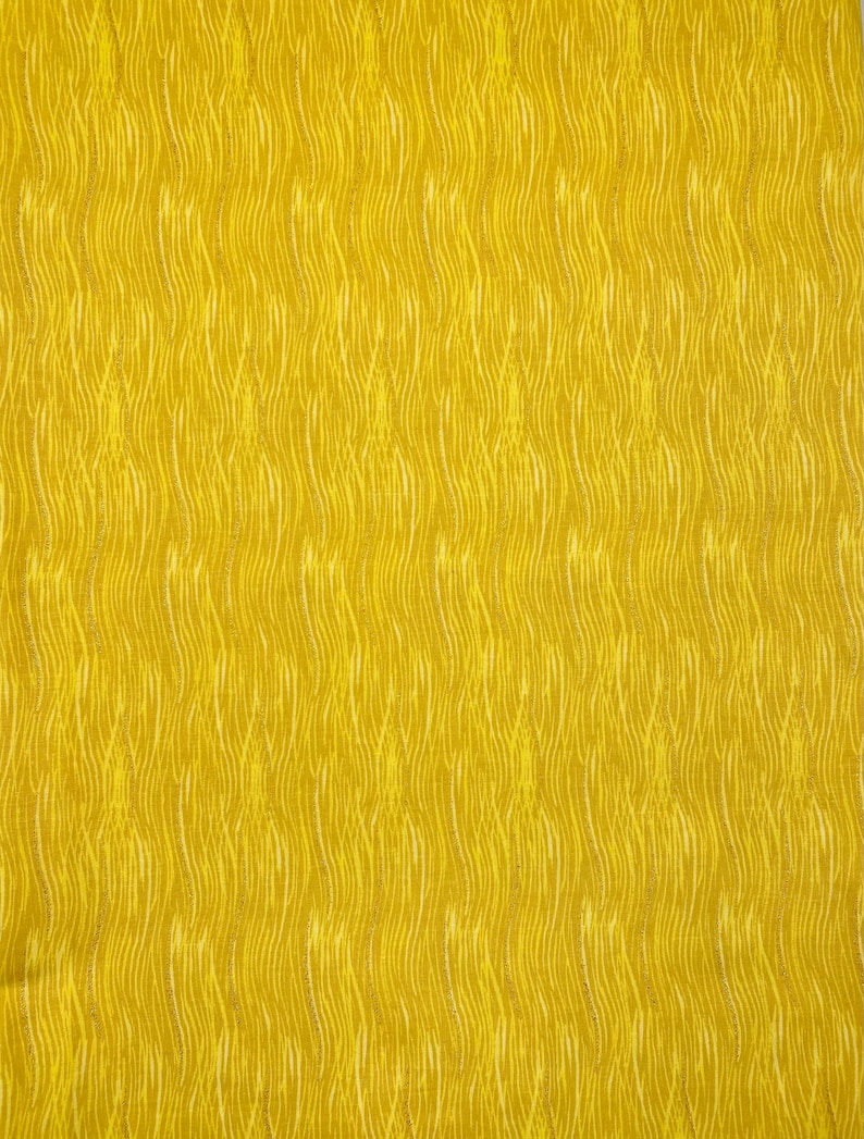 Joann yellow cotton quilt by quarter yard