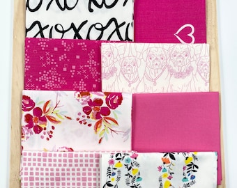 Color Master 10 Fat Quarter Bundle Fabric Art Gallery Berry Valentine Edition 100% Premium Cotton Fabric Bundle Quilting Fat Quarter Fabric