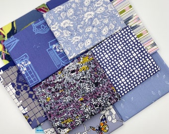 Color Master 10 Half Yards Bundle Fabric Art Gallery Sapphire Shine Edition 100% Premium Cotton Fabric Bundle Quilting Half Yard Fabric
