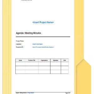 Meeting Agenda Template