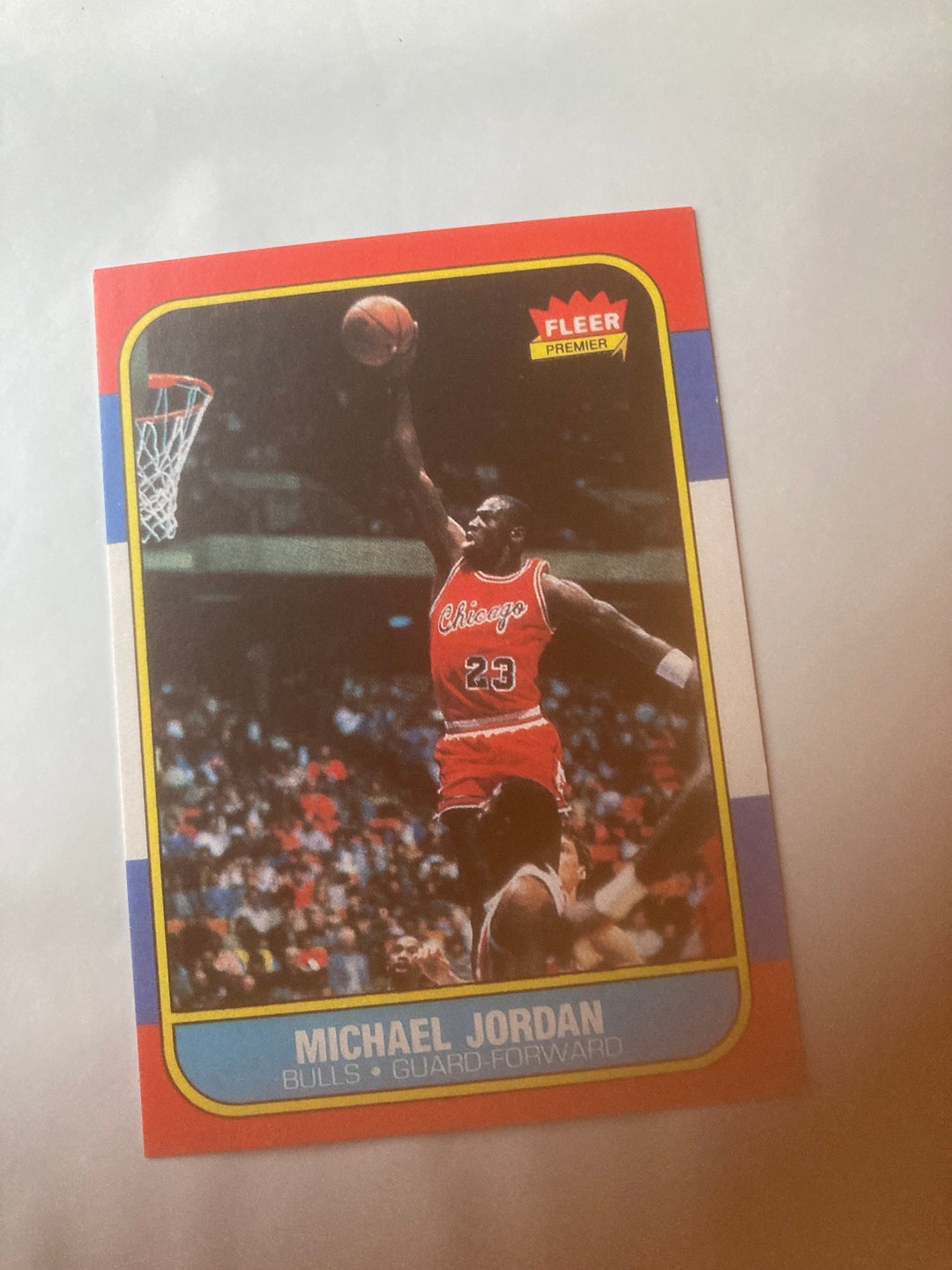Michael Jordan Trading Card Etsy