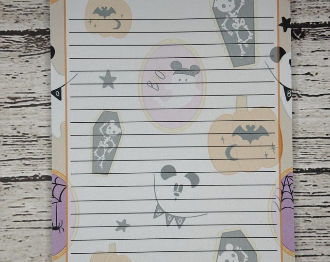 Featured listing image: Skelly Mickey | 4x6 Notepad