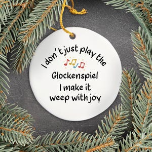 Glockenspiel Ornament, Gifts For Musicians, Gift For Glockenspiel Player, Music Gift, Music Lover Gift, Musician Gifts