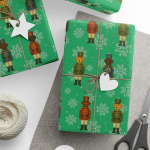 Labrador Nutcracker Wrapping Paper, Dog Christmas Gift Wrap
