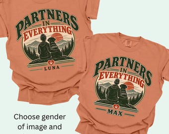 Personalized Service Dog Shirt, Custom Dog Name Handler Gift, Working Dog Team Tee