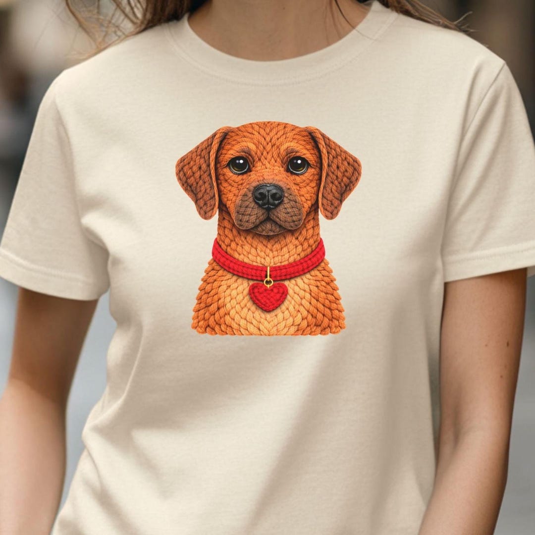 Rhodesian Ridgeback T-shirt, Knit Style Dog Lover Gift - Etsy