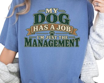 Service Dog Shirt, Funny Service Dog Handler Tee, Working Dog Gift