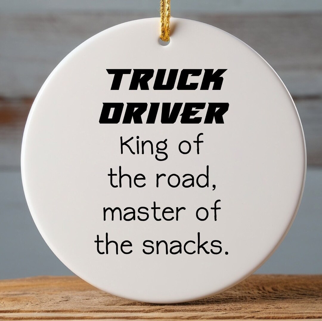 Trucker Gifts for Truck Driver, Semitrailer Truck Driver, Truck Driver Appreciation Gifts