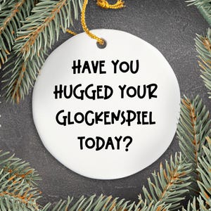 Glockenspiel Ornament, Gifts For Musicians, Gift For Glockenspiel Player, Music Gift, Musician Gifts, Music Lover Gift