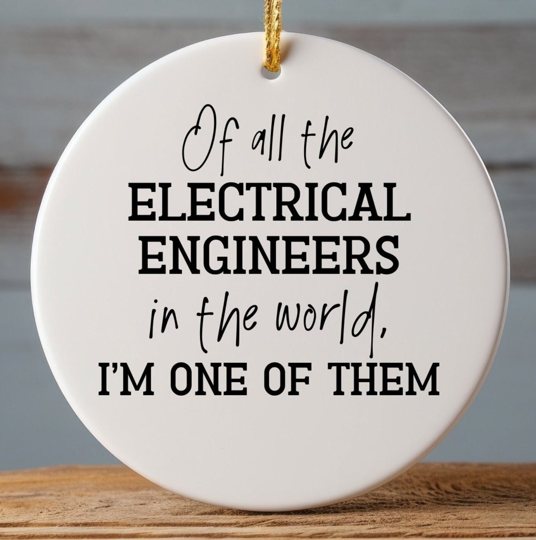 Electrical Engineer Ornament Gift for Electrical Engineer Etsy