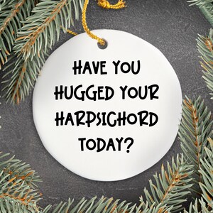 Harpsichord Ornament, Gifts For Musicians, Gift For Harpsichord Player, Music Gift, Musician Gifts, Music Lover Gift