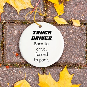 Trucker Gifts for Truck Driver, Truck Driver Gifts, Semi-trailer Truck Driver, Truck Driver Appreciation Gifts, Truck Driver Ornament