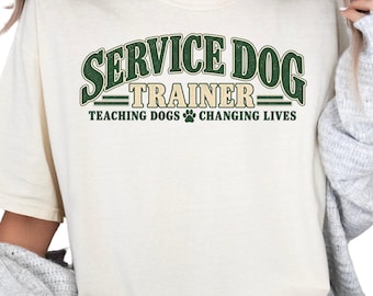 Dog Trainer Shirt, Service Dog Trainer Tee, Professional Dog Training Gift