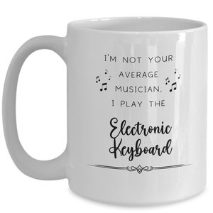 Computer Keyboard Mug Electronic Keyboard Coffee Mug, Gifts for Best Musician Ever, Gift for ...