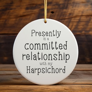 Harpsichord Ornament, Gifts For Musicians, Gift For Harpsichord Player, Music Gift, Musician Gifts, Music Lover Gift
