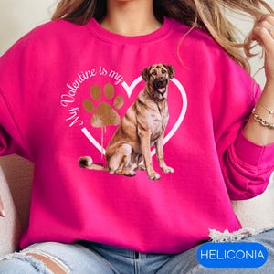 Valentine Anatolian Shepherd Sweatshirt, Anatolian Shepherd Mom, Valentine Heart Dog, Valentine Dog Sweatshirt, Gift For Dog Lover