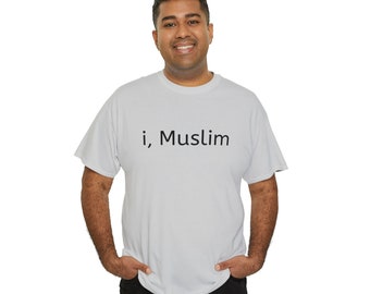 i, Muslim - Unisex Heavy Cotton Tee