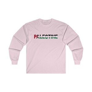 Palestine - flag - Ultra Cotton Long Sleeve Tee