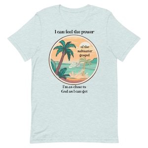 Saltwater Gospel | Beach shirt | Summer shirt | Boho Summer | Boho gift