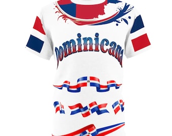 Dominican Republic T-Shirt | All-Over Print Patriotic Tee