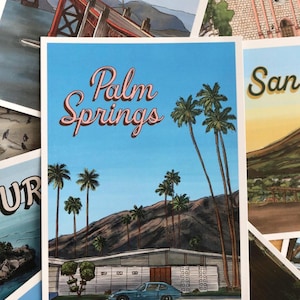 Palm Springs, Kalifornien Landschaftspostkarte