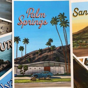 Palm Springs, California Landscape Postcard