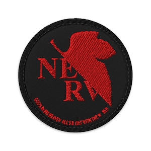 NERV Taktischer Klettpatch - Neon Genesis Evangelion Gestickte taktische Aufnäher