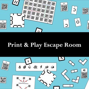 Print & Play QR Code Escape Room für Jugendliche und Erwachsene