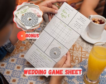 LOTR Wedding Printable Game Sheet / Maze Game Instant Download Digital Canva Editable Template - Lord of the Rings - Hobbit - DIY Self Print