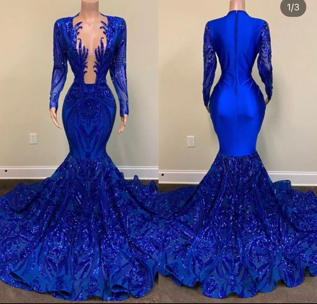 Floor Length Trumpet Dress, Prom Gown, Women Evening Dress,african