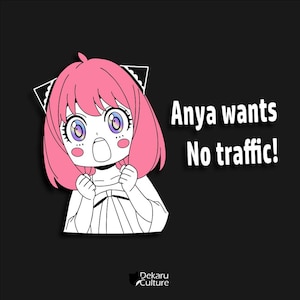 Spy Girl No Traffic Vinyl Decal Waterproof UV resistant