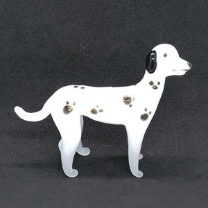 Handmade Murano Glass Dog Figurine: Art Glass Home Decor