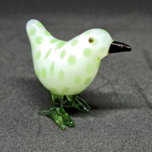 Murano glass Bird  Glass Art Bird Handmade Bird Glass mini bird Home Decor Bird Figurine Bird figurine Bird Desktop Accessories