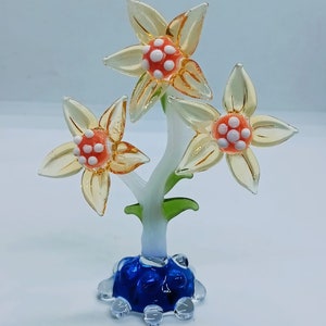 Murano Glass Love Gift Glass Flower  Glass Ornaments And Gift item