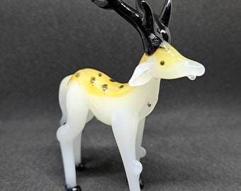Murano Glass Art Handmade Glass Swamp Deer home Ornaments