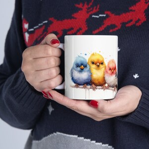 Linda taza de café, regalo para amantes de los pájaros, regalo para amigos del día de la madre, hermanos, inauguración de la casa, cumpleaños, taza de pájaro personalizada, amante personalizado.