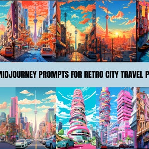 Retro Travel Poster Midjourney Prompts: AI Art Guide