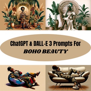 Boho Beauty AI Art Prompts: DALL-E 3 & ChatGPT Guide