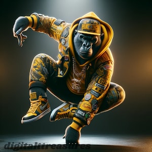 Hip Hop Animals DALL-E Prompts: Free Guide & Images
