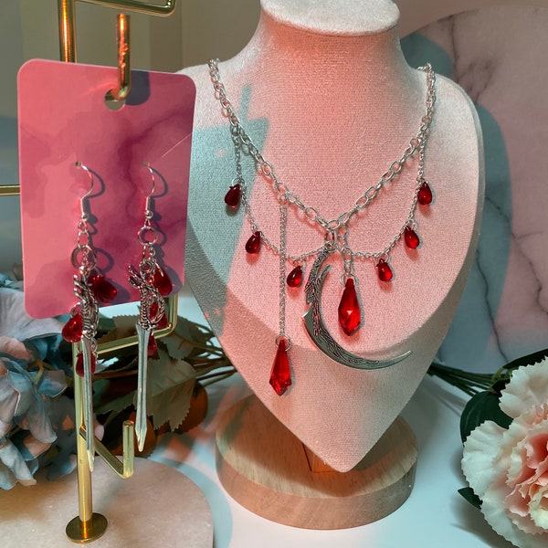 Bloody Punk Necklace - Etsy