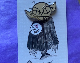 PREORDER Nosepoofartoo enamel pin badge