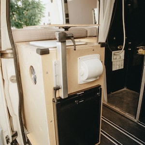 sprinter van cabinets customized van build -fennecvan