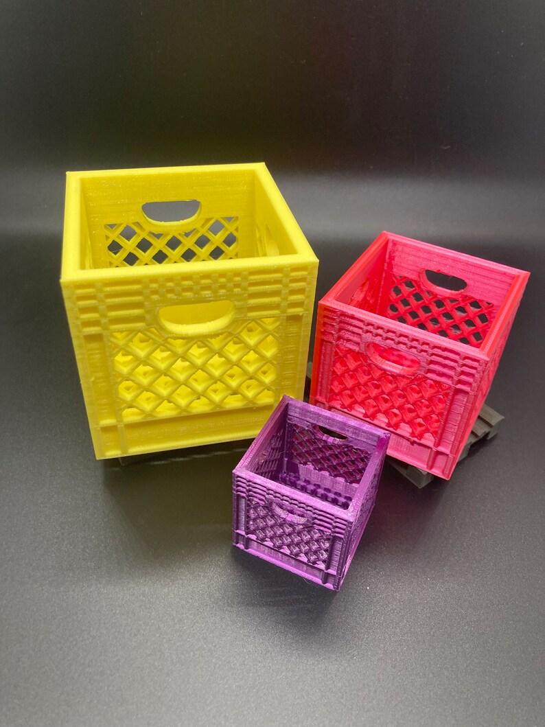 Mini Storage Crates Stacking Storage Crates Cute Storage Eco Friendly