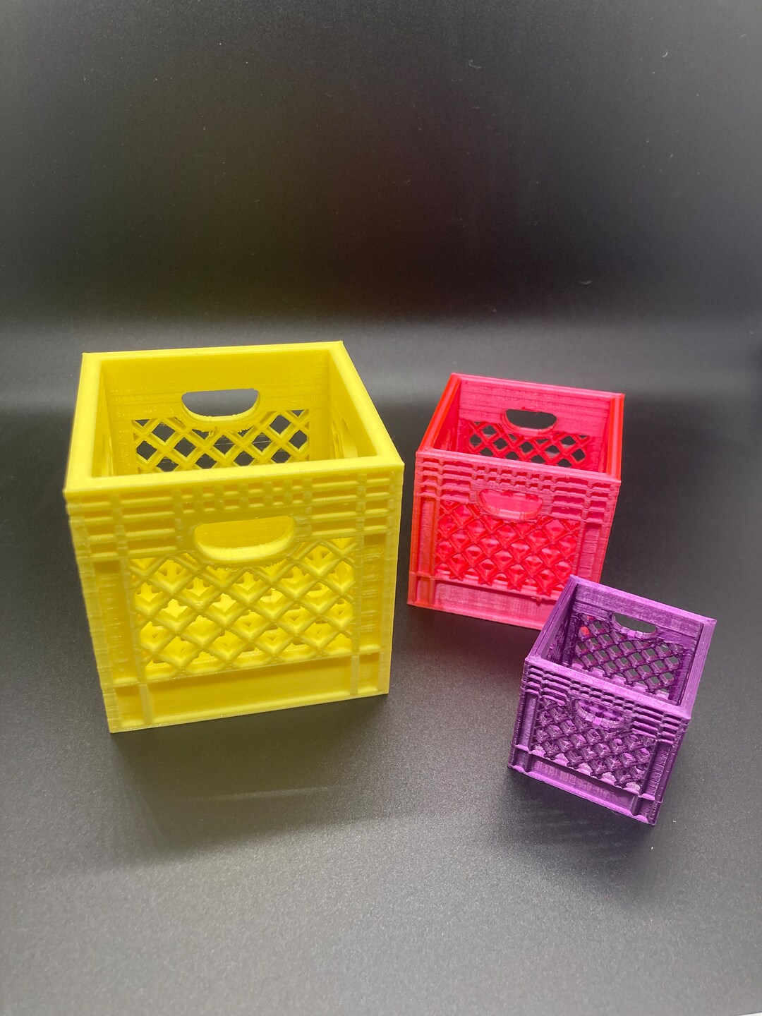 Mini Storage Crates Stacking Storage Crates Cute Storage Eco Friendly